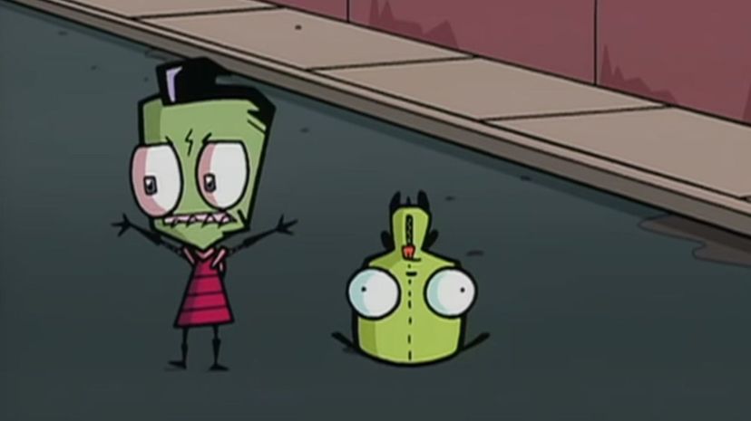 Zim and GIR talking