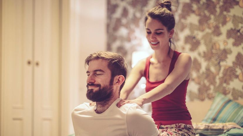 Couple giving massage