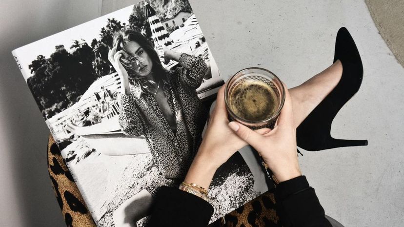 Woman fashion magazine