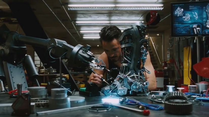 Iron Man creating