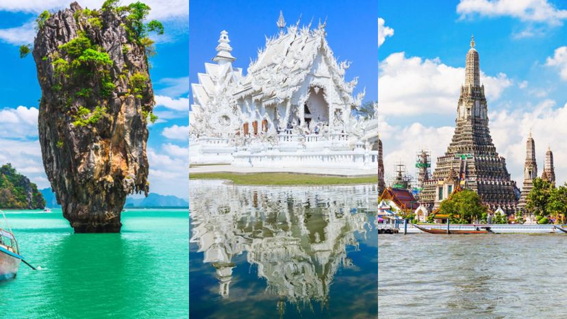 Thailand- James Bond Island, White Temple, Temple of Dawn