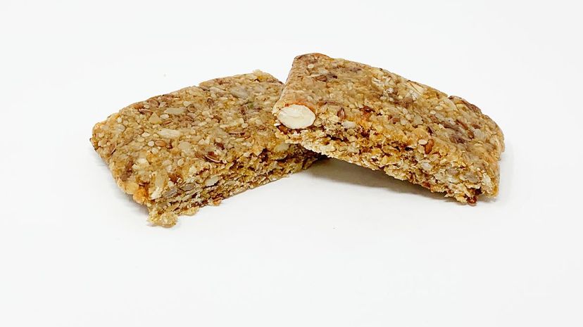 Protein Snacks -Pro Bar Meal Almond Crunch cut