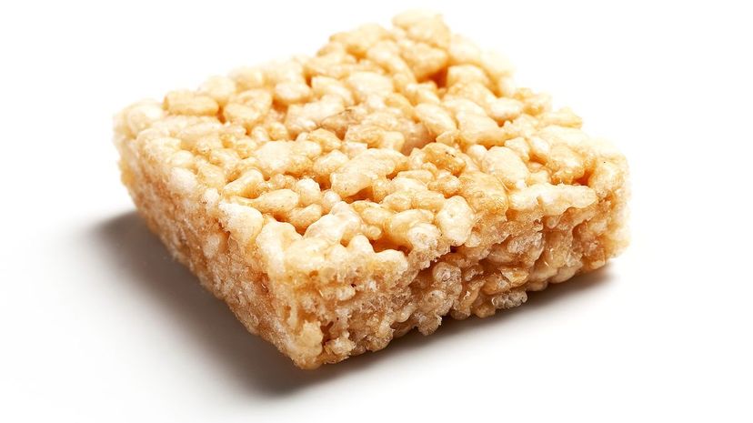 Crispy rice and marshmallow treat