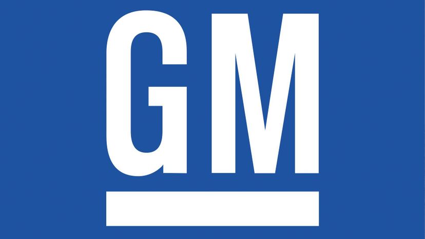 which one is not a GM logo blue