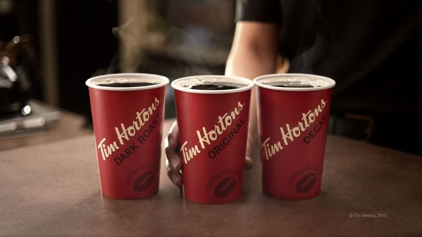 Tim Hortons coffee