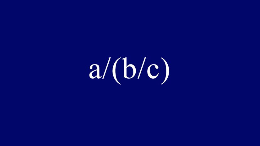 a(bc) = acb