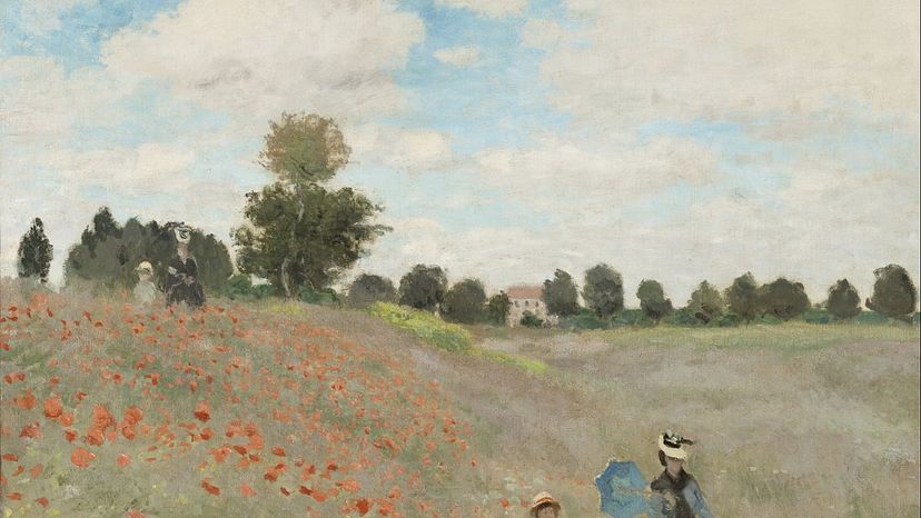 Monet, Poppy Field