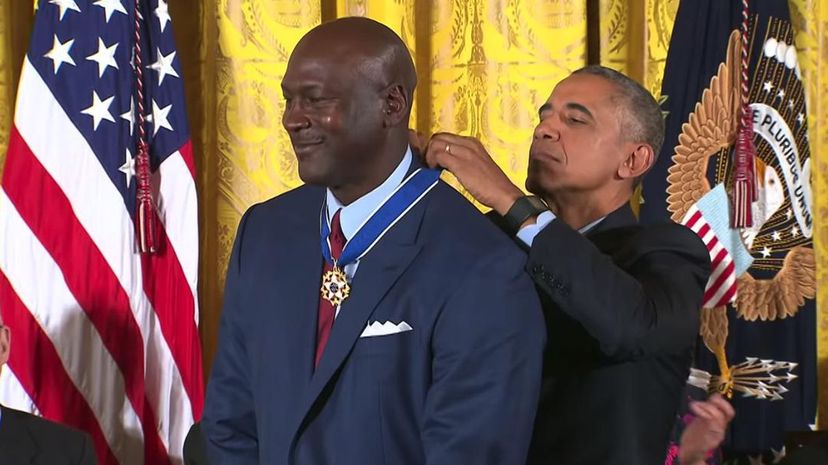 Michael Jordan and Barack Obama