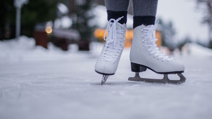 Ice skating boots