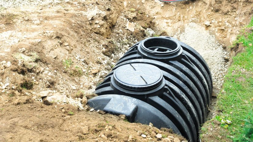 every 3 to 5 years (septic tank)