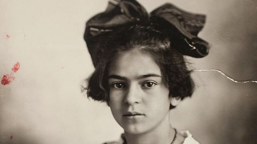 Frida Kahlo as a child