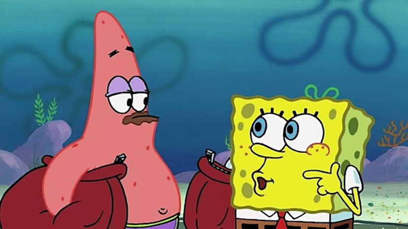5 - SpongeBob and Patrick sell chocolate