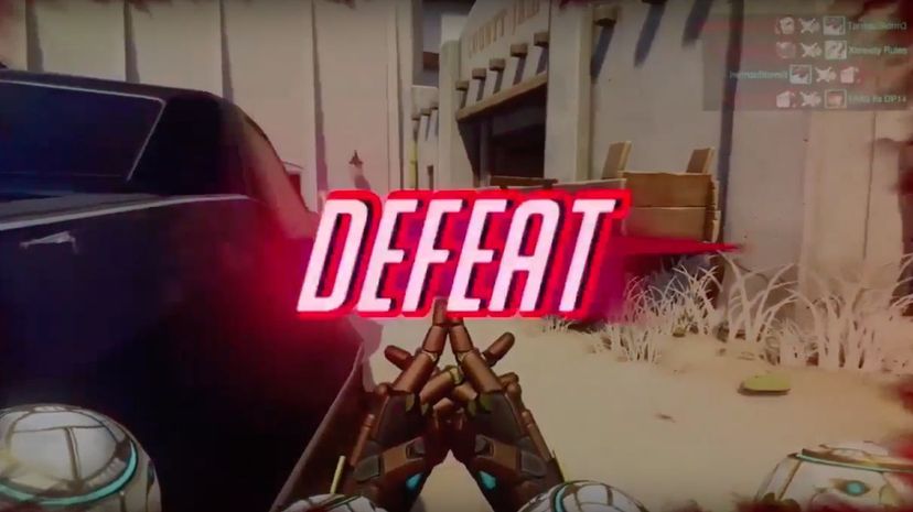 Overwatch defeat