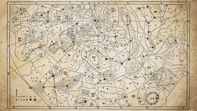 Zodiac astrology constellations