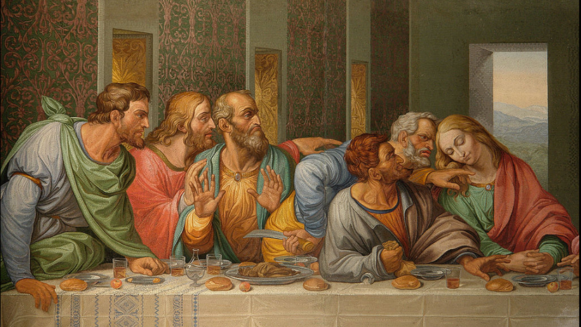 The Last Supper By Leonadro da Vinci