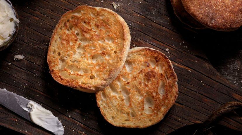 Toasted English Muffin with Butter