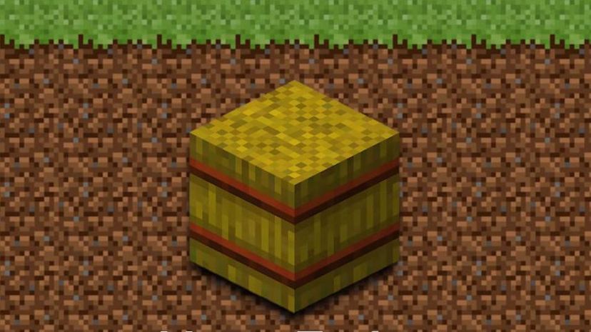 Hay Bale Terracotta Minecraft