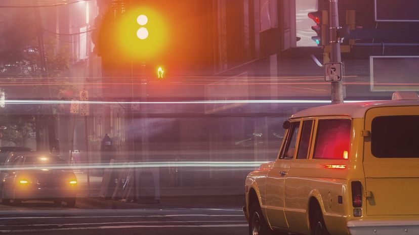 Question 10 - yellow traffic light