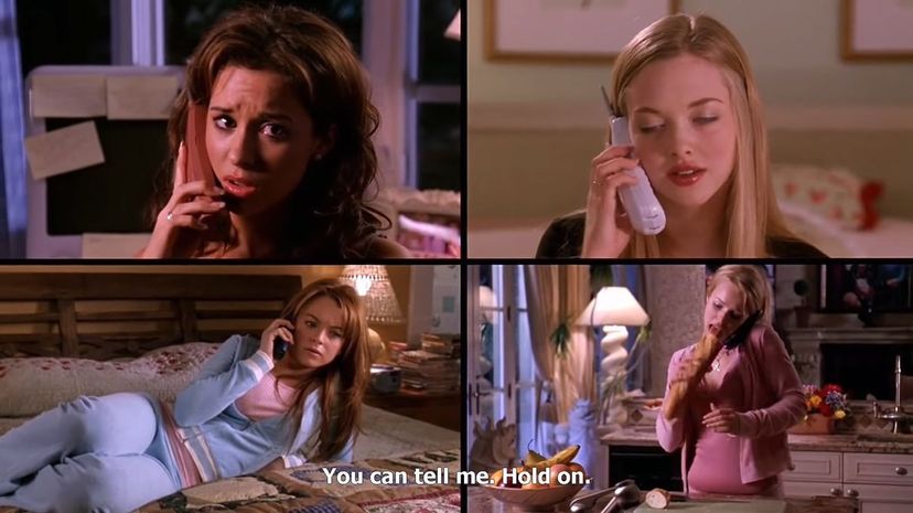 Mean girls on the phone
