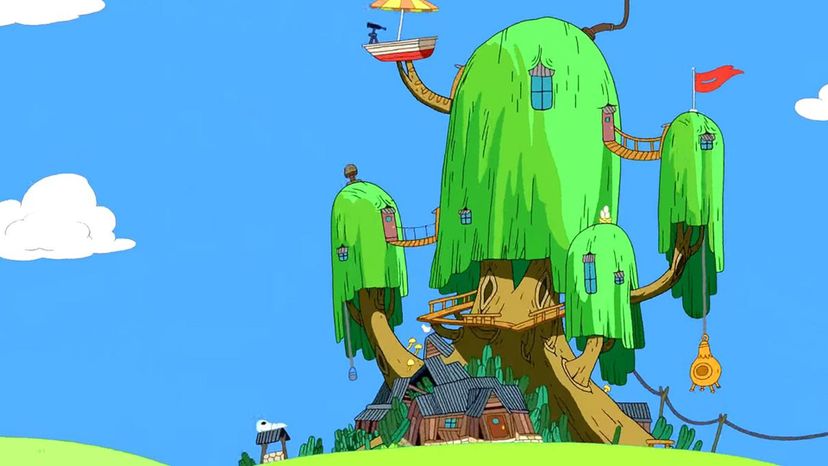 Finn and Jake's treehouse