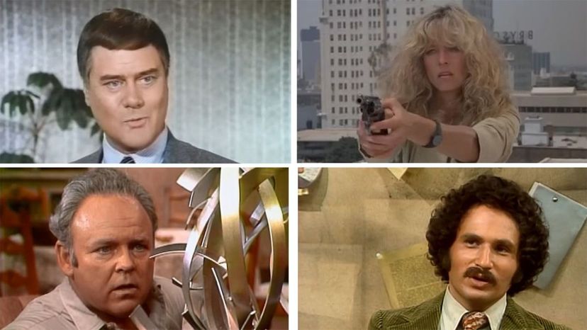Kannst du die Berufe dieser TV-Charaktere aus den 1970er Jahren nennen?