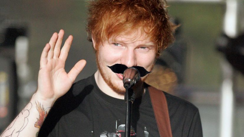 Ed Sheeran mustache
