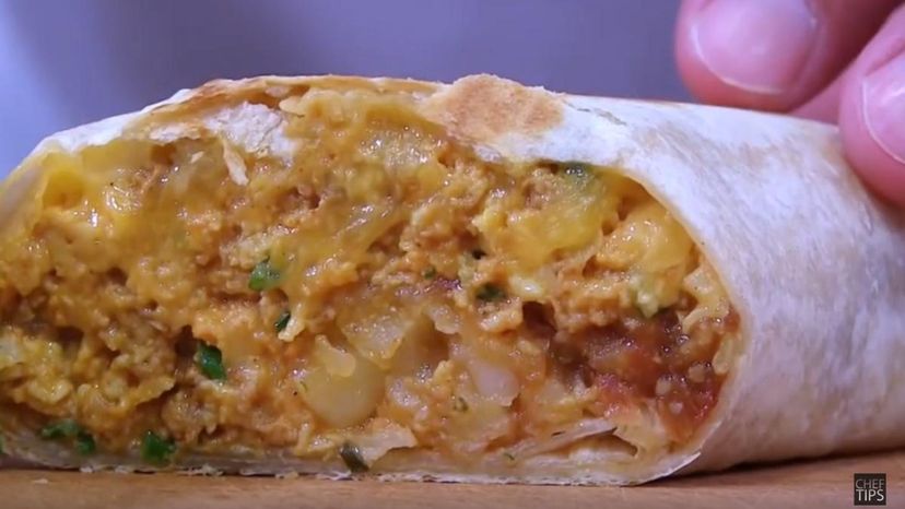 Grilled Breakfast Burrito