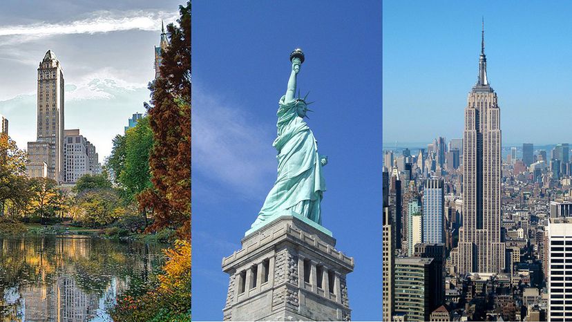 Which state are these manmade landmarks from?