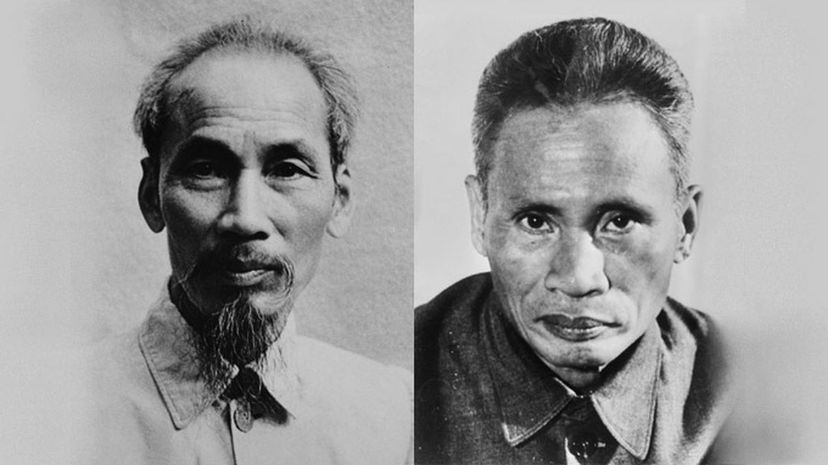 Ho Chi Minh and Pham Van Dong