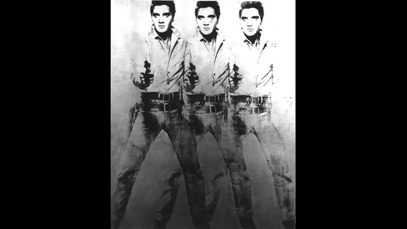 Triple Elvis, Andy Warhol