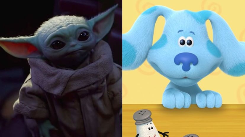 Baby Yoda vs Blue's Clues