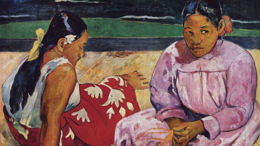 Gauguin, Tahitian Women on the Beach