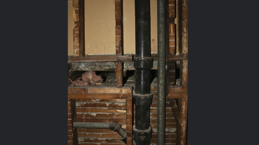 6 inches (sewer pipe leaving a typical home)