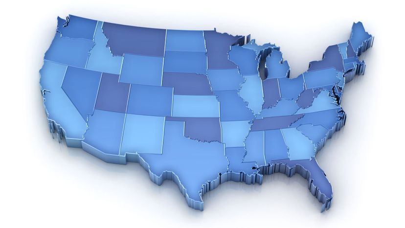 Can You Name These U.S. States by Their Shapes?