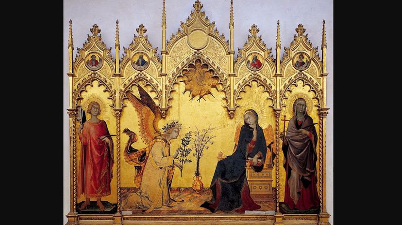 Annunciation with St. Margaret and St. Ansanus