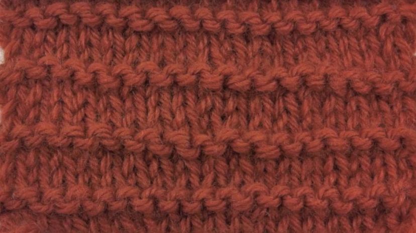 17 - purl ridge stitch