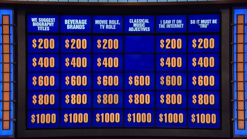 Which Jeopardy Category are you?