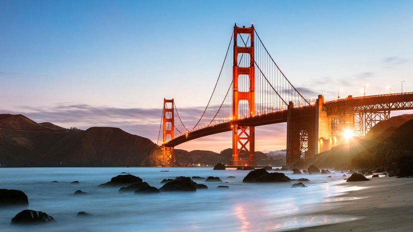 The golden gate bridge