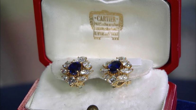 Cartier Paris Sapphire &amp; Diamond Earrings ($75,000 - $100,000 Retail) (Episode #1711)