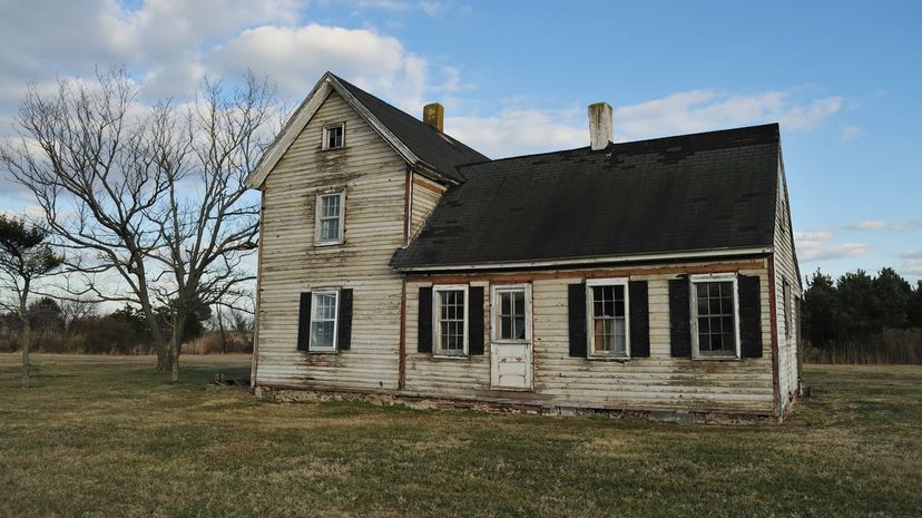 old clapboard farmhouse