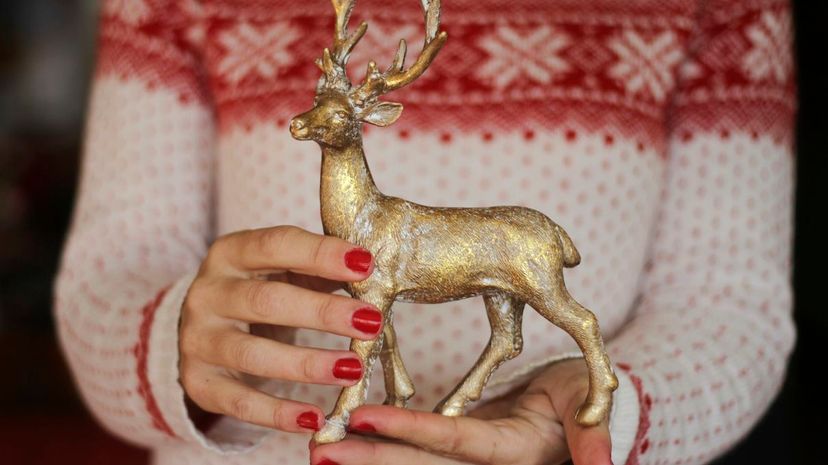 Christmas Reindeer Figure