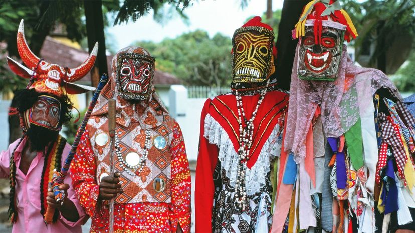 Junkanoo dancers