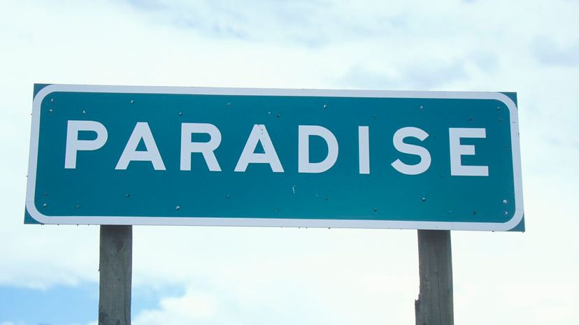 Paradise sign