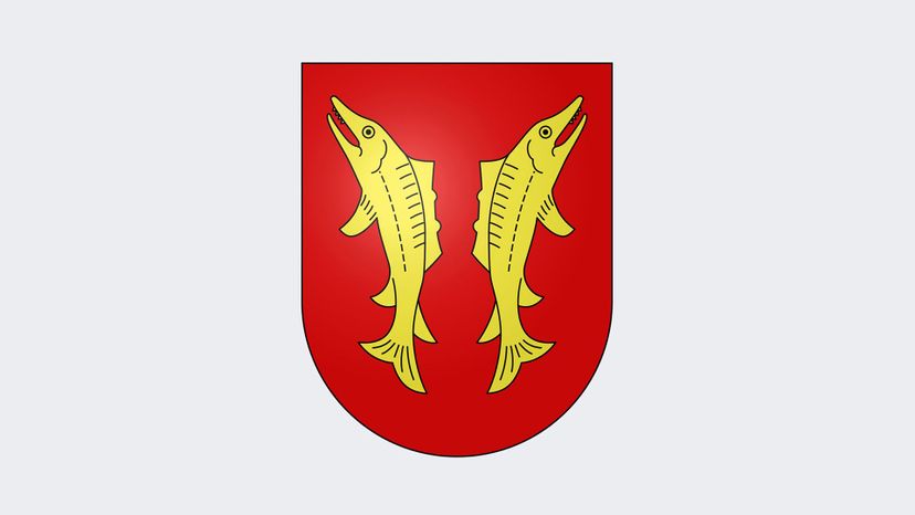 fish coat of arms