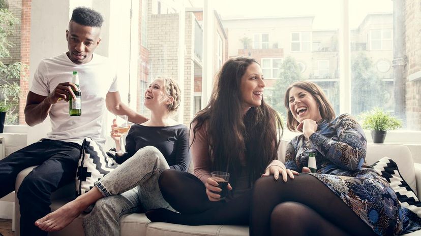 Young People Having Party