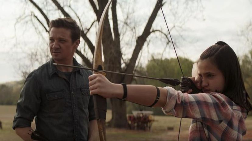 Hawkeye and daughter