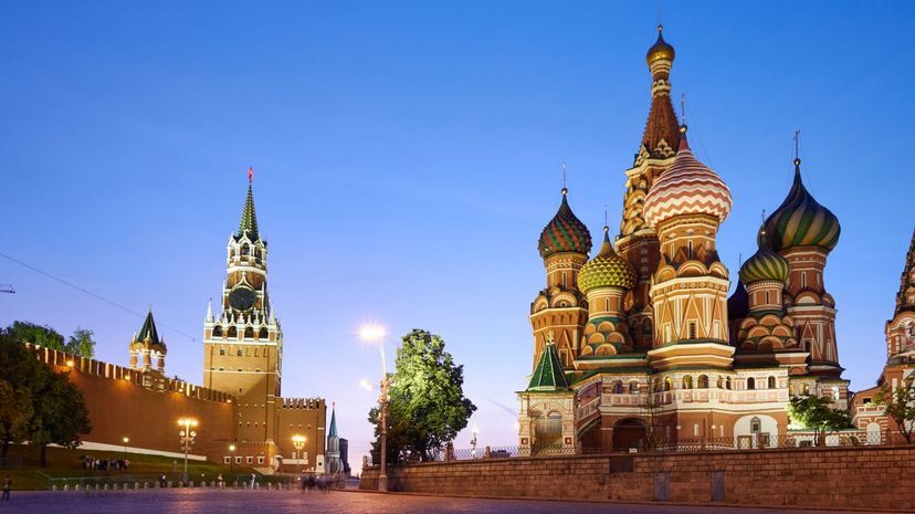 St. Basil's Cathedral and the Kremlin
