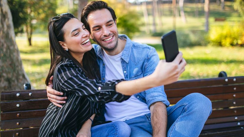 Couple selfie