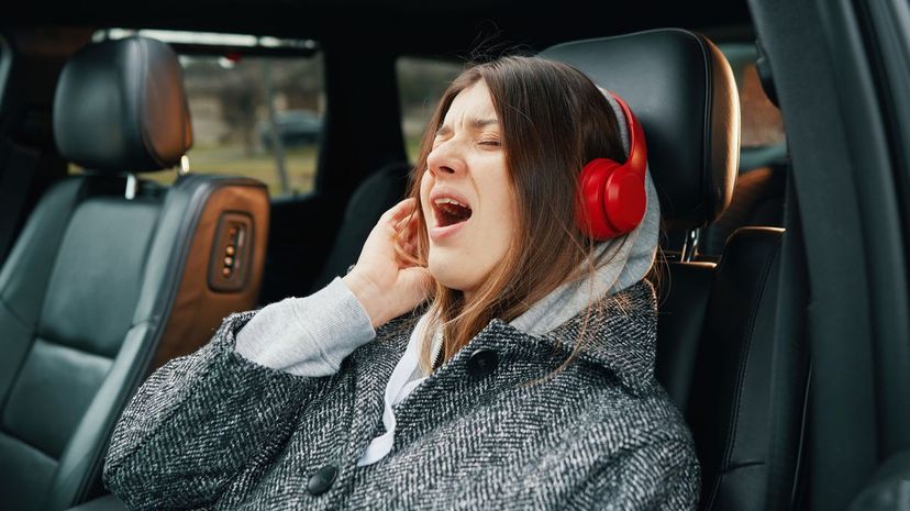 8 - singing in car