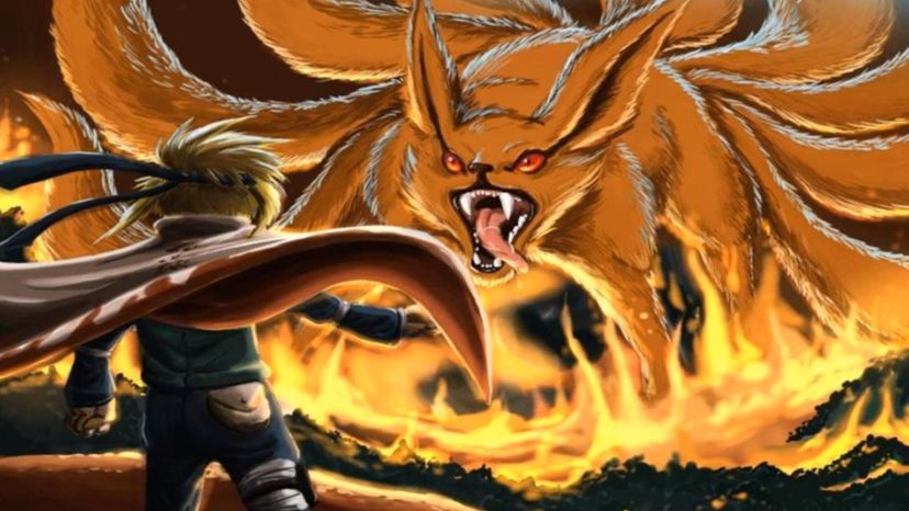 Nine-tailed demon fox